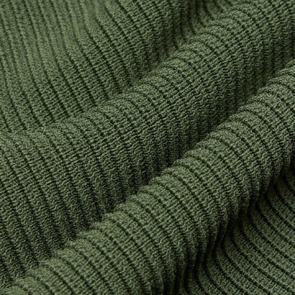 Aritzia Sculpt Knit Criss Cross Ribbed Halter Mini Dress - Picture 5 of 6